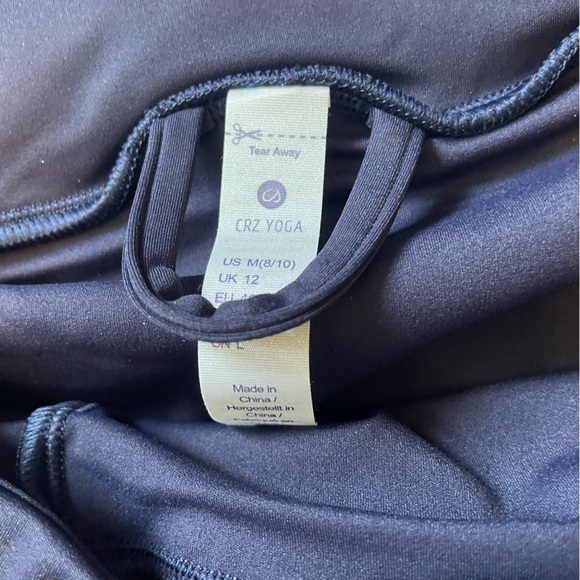 #102, CRZ YOGA Navy blue Mini Skater Skirt,size M(8/10), NWT - Picture 2 of 5